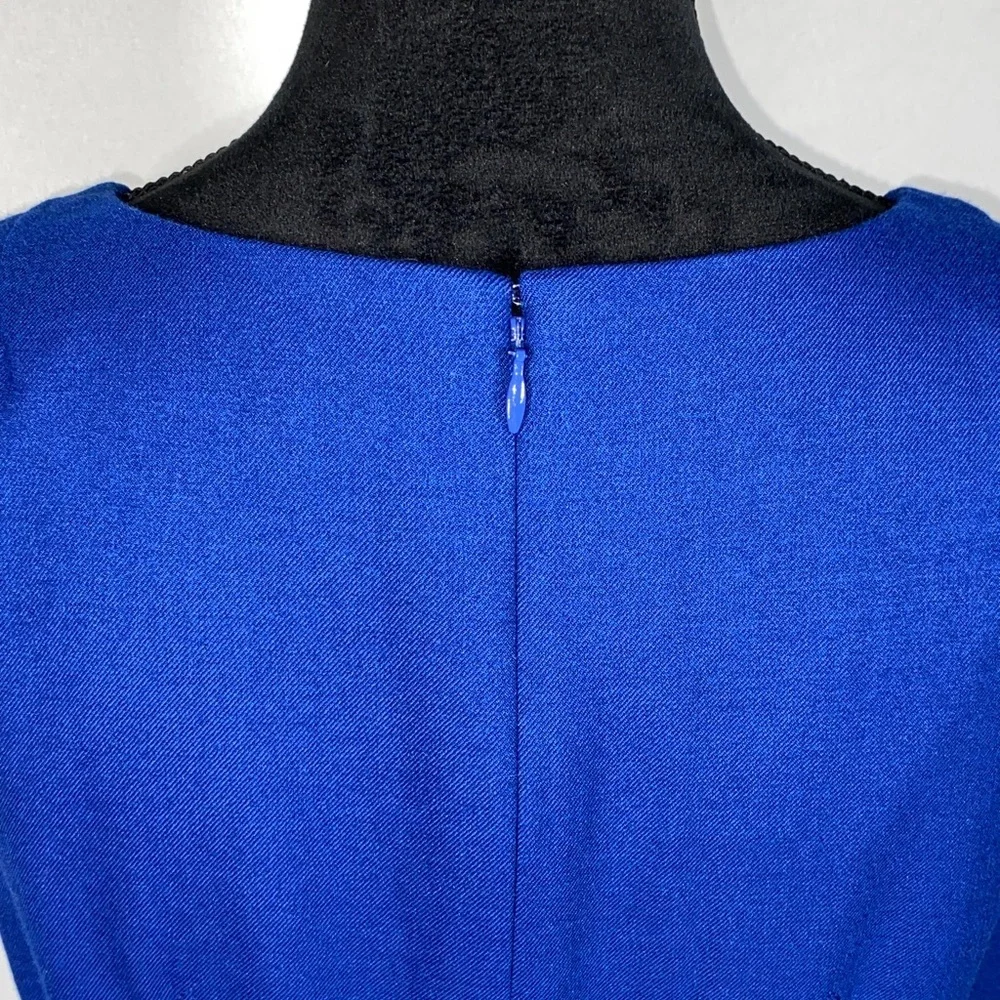 J. Crew Allie Dress Blue Sleeveless Size 8